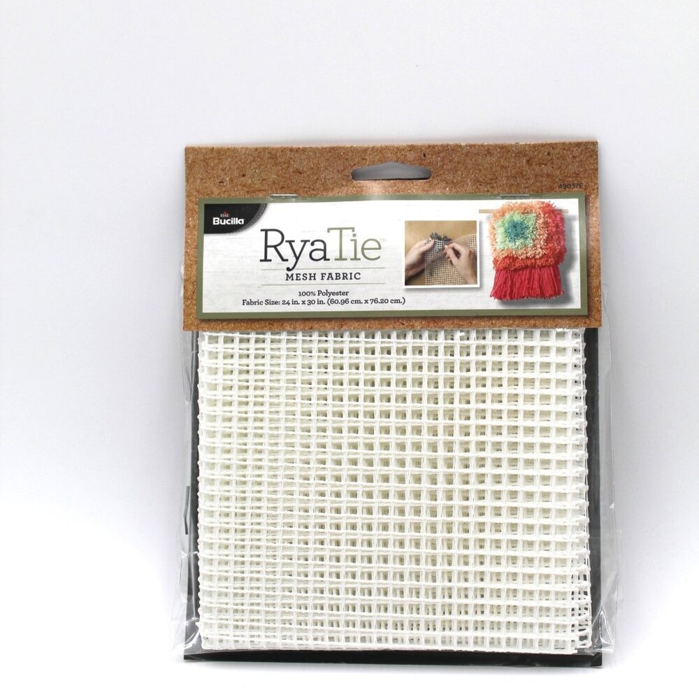 Bucilla RyaTie 1 Mesh Fabric Piece 100% Polyester Size: 24” x 30”  #49037E NEW